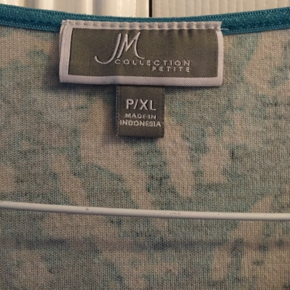 JM Collection 3/4 Sleeve top PXL - Picture 4 of 5